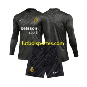 Camiseta Inter Milan Portero Niño Tercera Equipación 2024/2025 Manga Larga